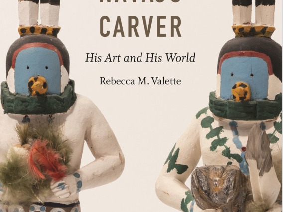 Cover of a book entitled, "Clitso Dedman, Navajo Carver."